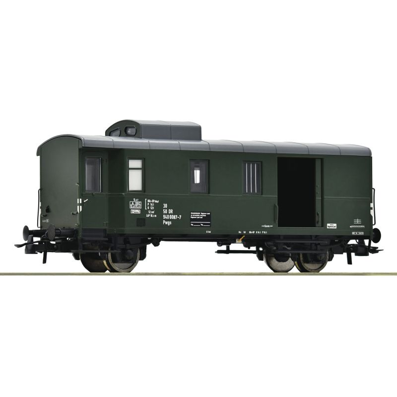 Roco 74225 Tehervonati poggyászkocsi, Pwgs41, DR IV