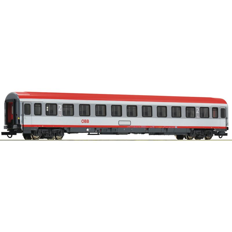 Roco 74347 Személykocsi Eurofima 2.o. Bmz, fülkés, ÖBB VI, 2. pályaszám