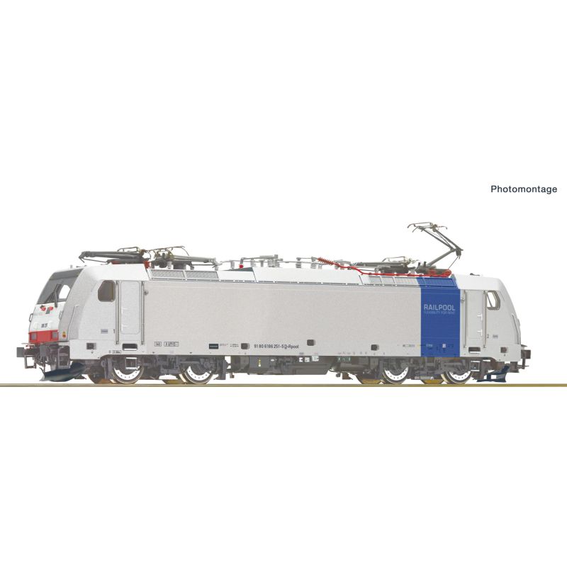 Roco 7500161 Villanymozdony, BR 186 251-5, Railpool VI