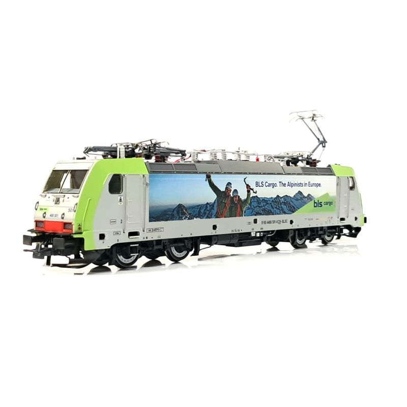 Roco 7510101 Villanymozdony, Re 486 501-0, Alpinist-festés, BLS Cargo VI, hangdekóderrel