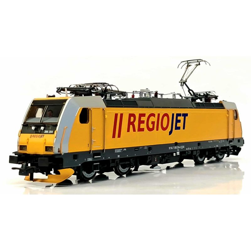 Roco 7510102 Villanymozdony, TRAXX, BR 386 204-2, RegioJet VI, hangdekóderrel