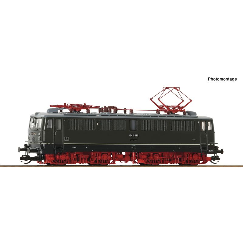 Roco 7590027 Villanymozdony, BR E 42 015, DR III, hangdekóderrel