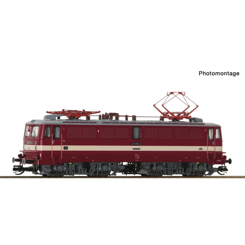 Roco 7590032 Villanymozdony, BR 211 015-3, DR IV, hangdekóderrel