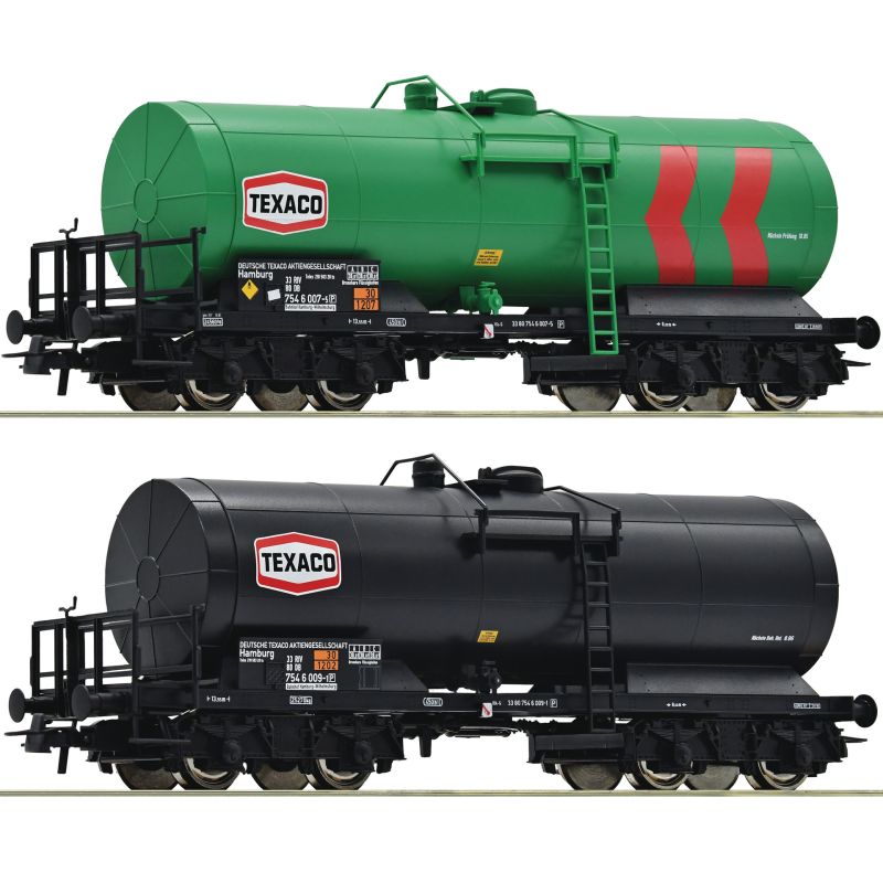 Roco 76013 Tartálykocsi készlet TEXACO, DB IV