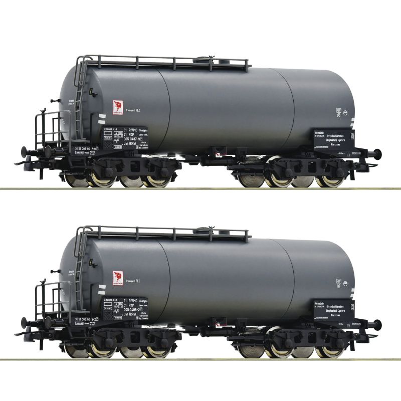 Roco 76017 Tartálykocsi fékhíddal készlet, Uah, PKP IV