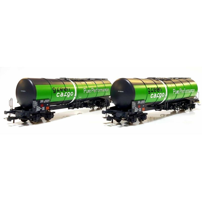 Roco 76026 Tartálykocsi készlet, Zacns. Green Cargo VI