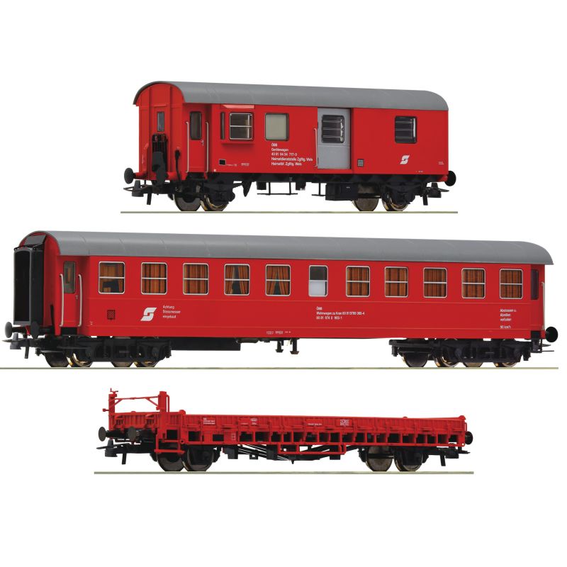 Roco 76050 Pályafenntartó kocsi szett, ÖBB V