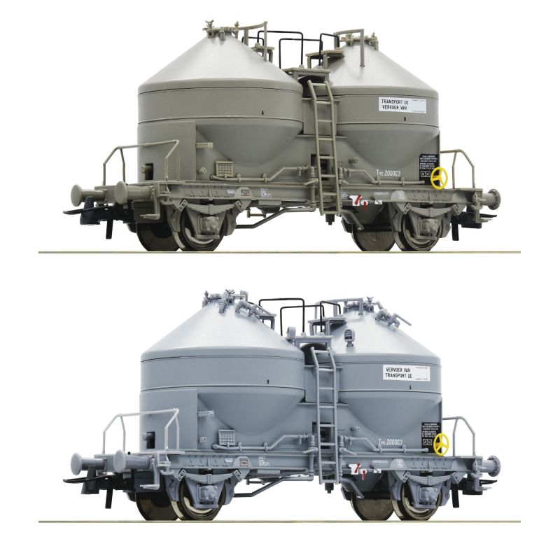 Roco 76072 Silóskocsi szett Ucs, SNCB IV-V