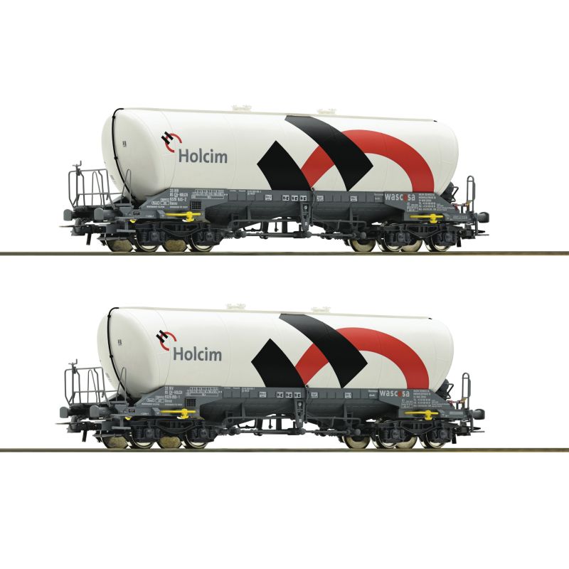 Roco 76138 Silókocsi szett Uacns, Wascosa/Holcim VI