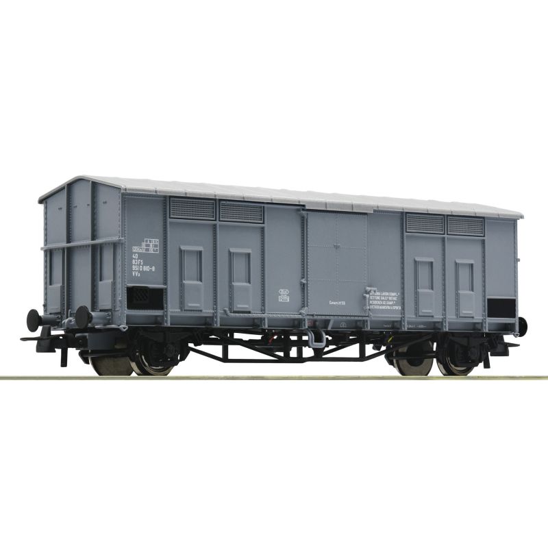 Roco 76600 Csapótetejű zárt teherkocsi, GhKs-w, FS IV