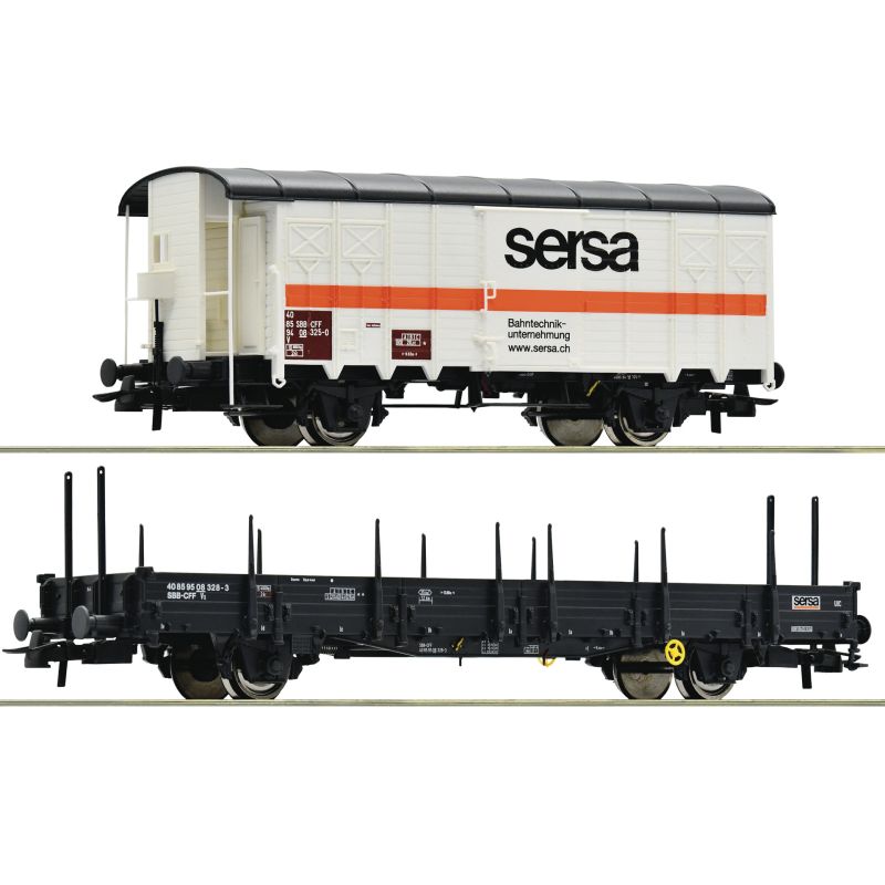 Roco 77043 Teherkocsi készlet, Sersa VI