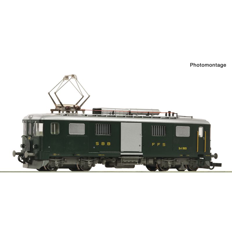 Roco 7710014 Villamos poggyász-motorkocsi, De 4/4 1669, SBB IV, hangdekóderrel