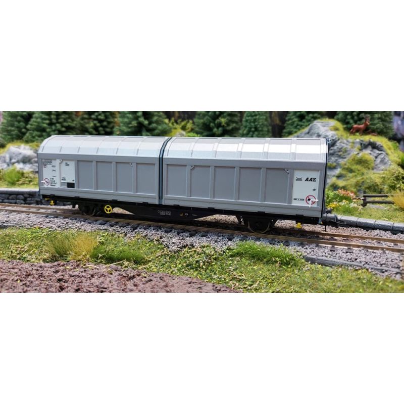 Roco 77490 Eltolható oldalfalú kocsi Hbbinss, SJ VI