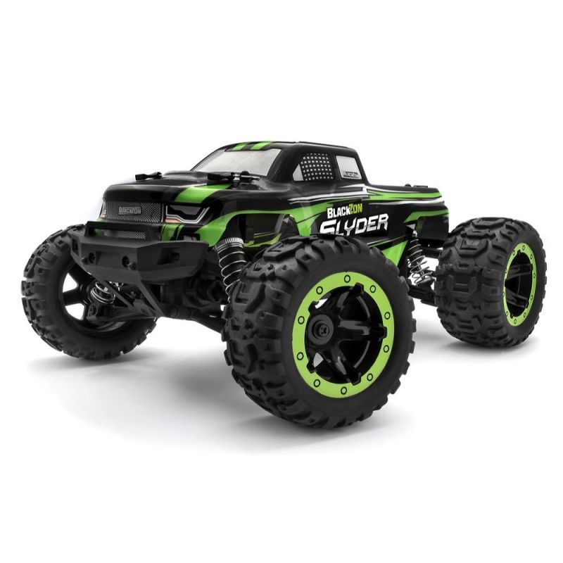 BLACKZON 540100 Slyder MT 1/16 4WD Electric Monster Truck - Green