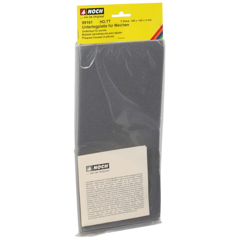 Noch 99161 Szivacslap váltóágyazat készítéséhez, szürke, 3 db