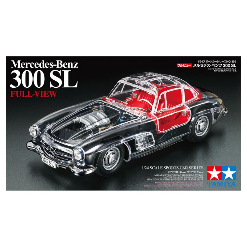 Tamiya 24366 1/24 “FULL-VIEW” MERCEDES-BENZ 300 SL