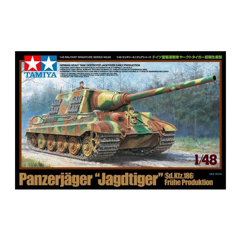 Tamiya 32569 Sd.Kfz.186 Jagdtiger Korai Gyártású 1/48