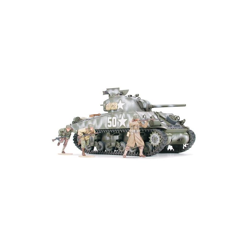 Tamiya 35250 1/35 U. S. MEDIUM TANK M4A3 SHERMAN 75mm GUN LATE PRODUCTION (FRONTLINE BREAKTHROUGH)