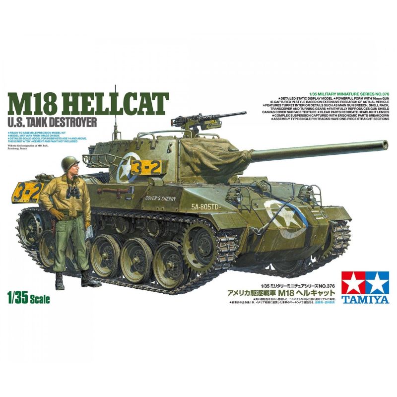 Tamiya 35376 M18 Hellcat Páncélvadász 1/35