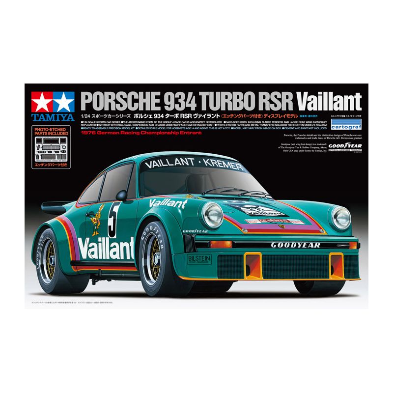 Tamiya Porsche 934 Vailant 1:24