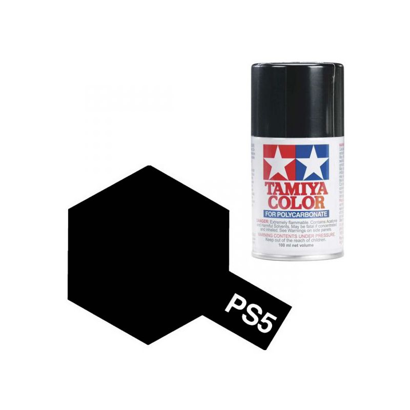 Tamiya PS-1 86005 Polycarbonát festék spray - Fekete
