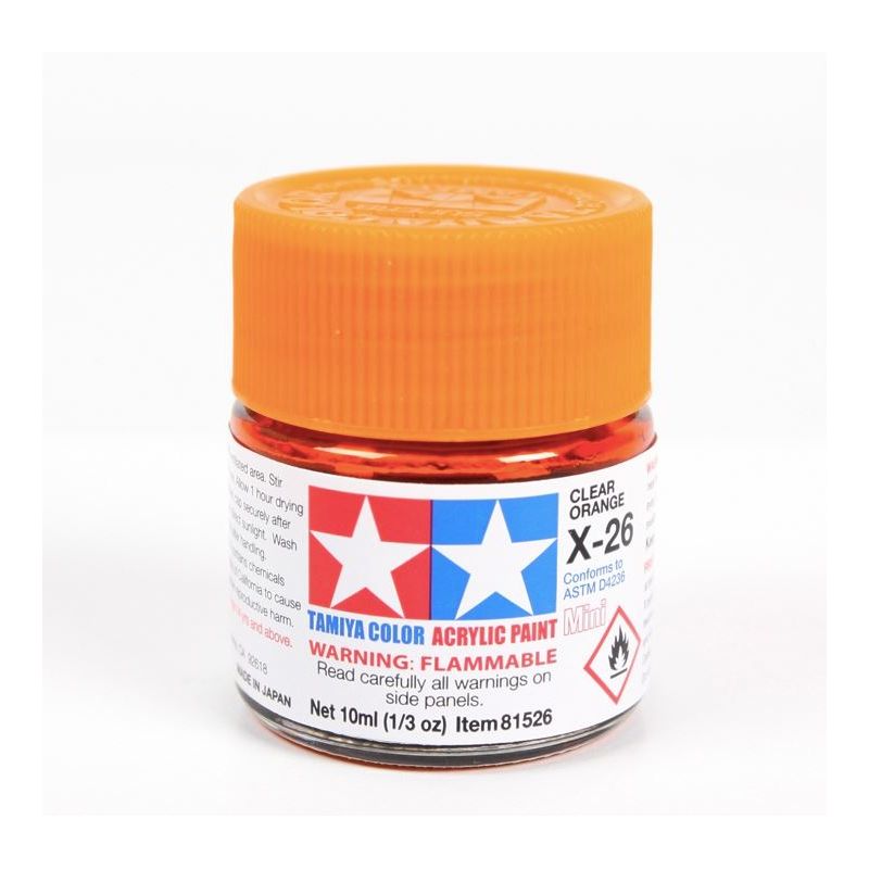 Tamiya X-26 81026 Áttetsző Narancssárga