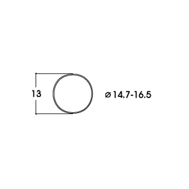 Roco 40071 Tapadógyűrű 14,7-16,5 mm 10 db