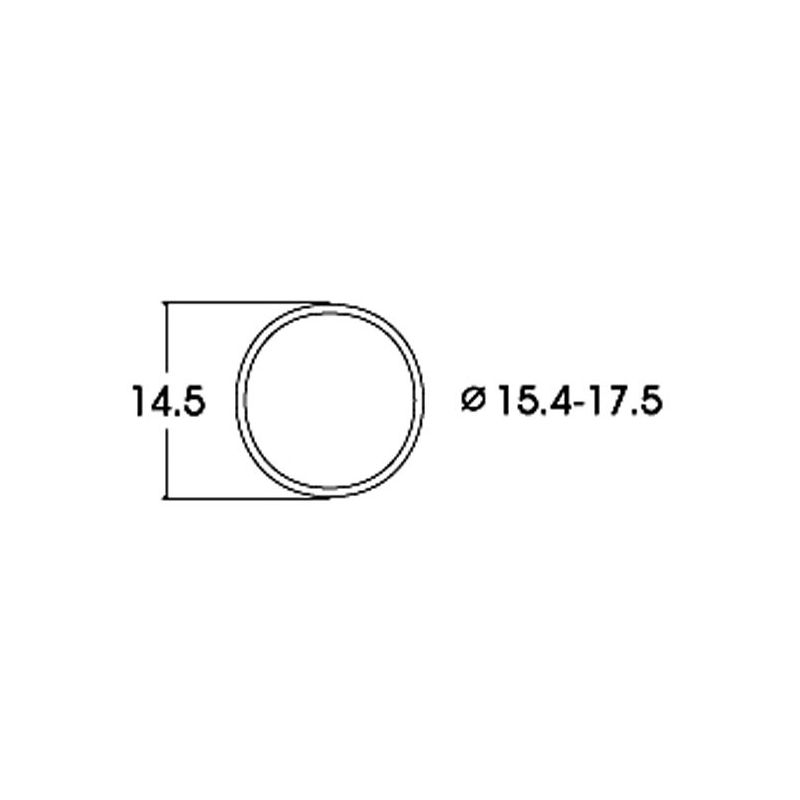 Roco 40076 Tapadógyűrű 15,4-17,5 mm 10 db AC váltóáramú