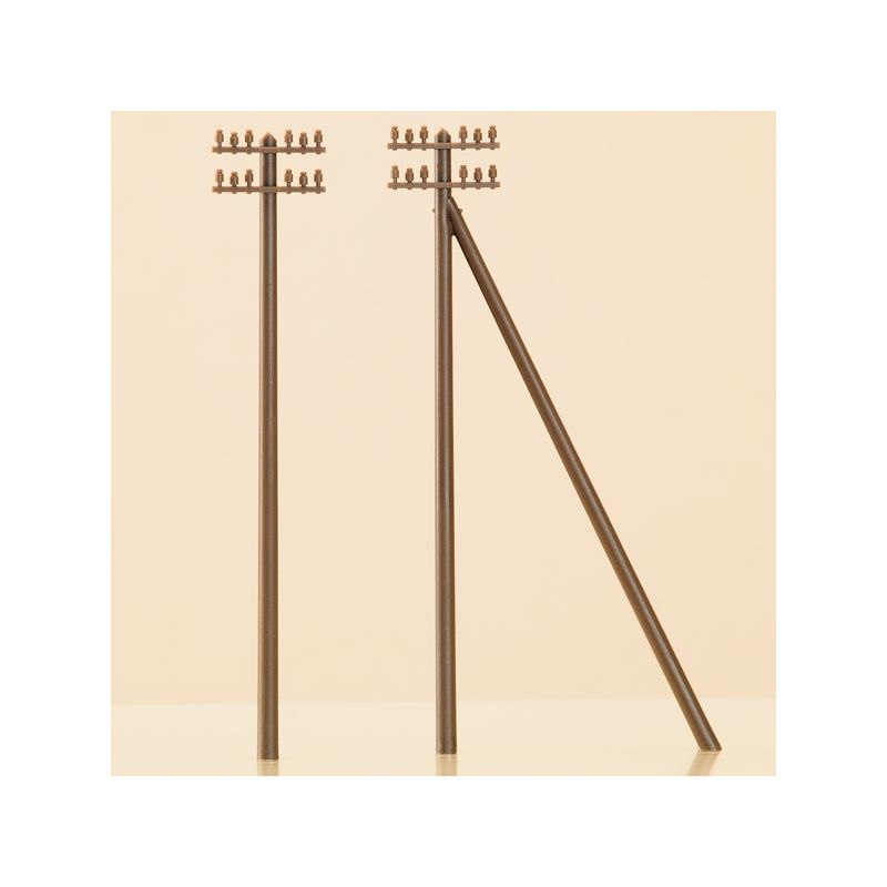 Auhagen 41204 Telefonpózna, 73 mm,12 db