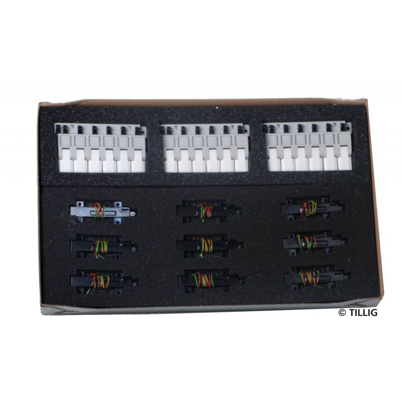 Tillig 01837 Elektromos kiegészítők ágyazatos sínrendszerhez