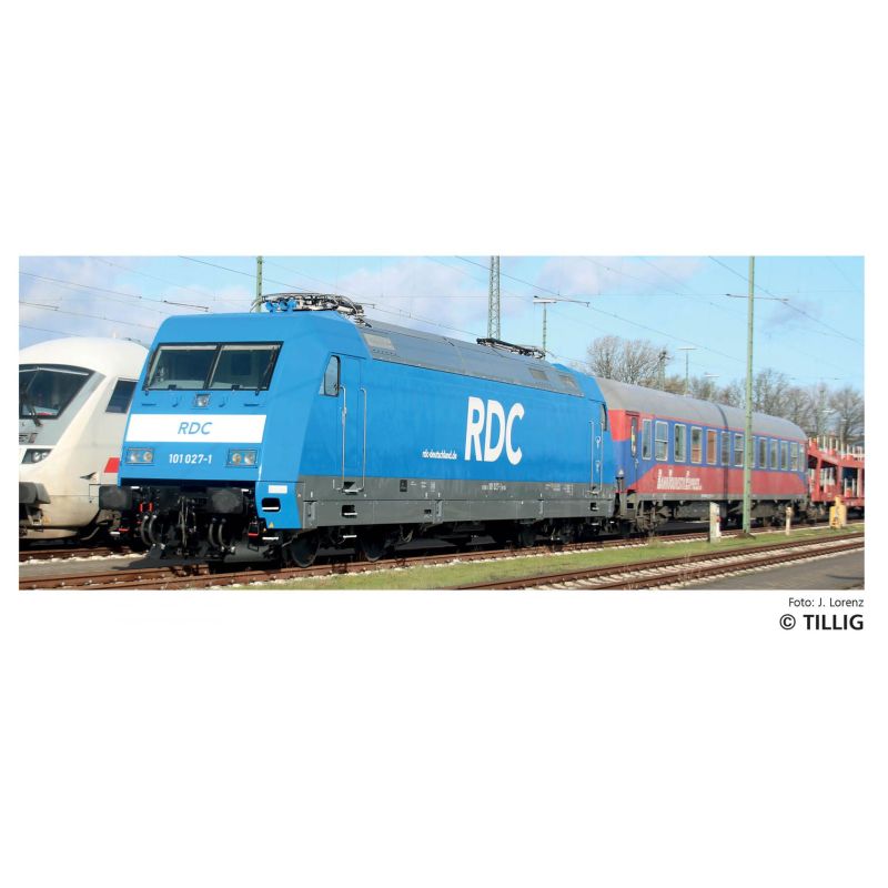 Tillig 02322 Elektrolokomotive 101 027-1 der RDC Deutschland GmbH, Ep. VI