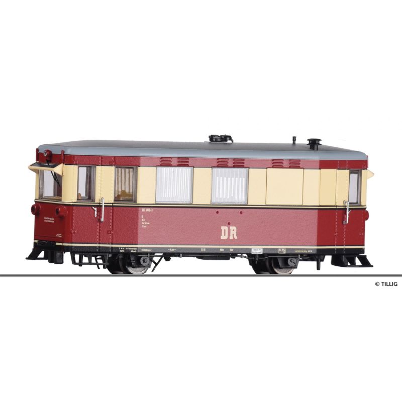 Tillig 02955 Motorvonat, 187 001-3, Hilfsgerätewagen, DR IV