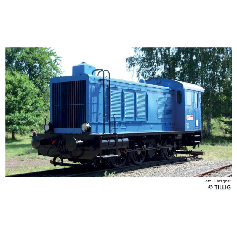Tillig 04648 Diesellokomotive T 334.004, Museumslok des Eisenbahnmuseums Luzná, Ep. VI