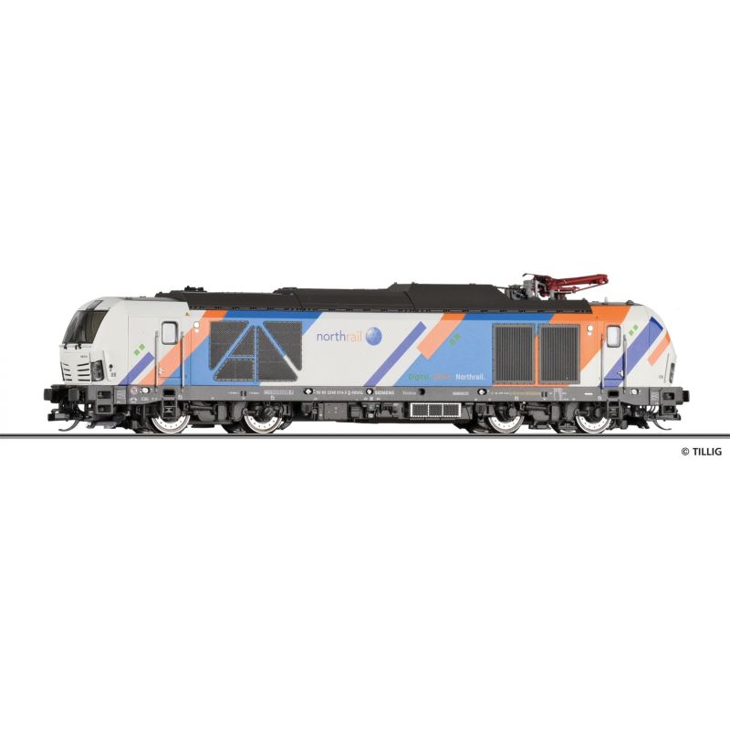 Tillig 04867 Dízel/Villanymozdony, Dual Mode Lokomotive, BR 248 014-3, Vectron, Northrail GmbH VI