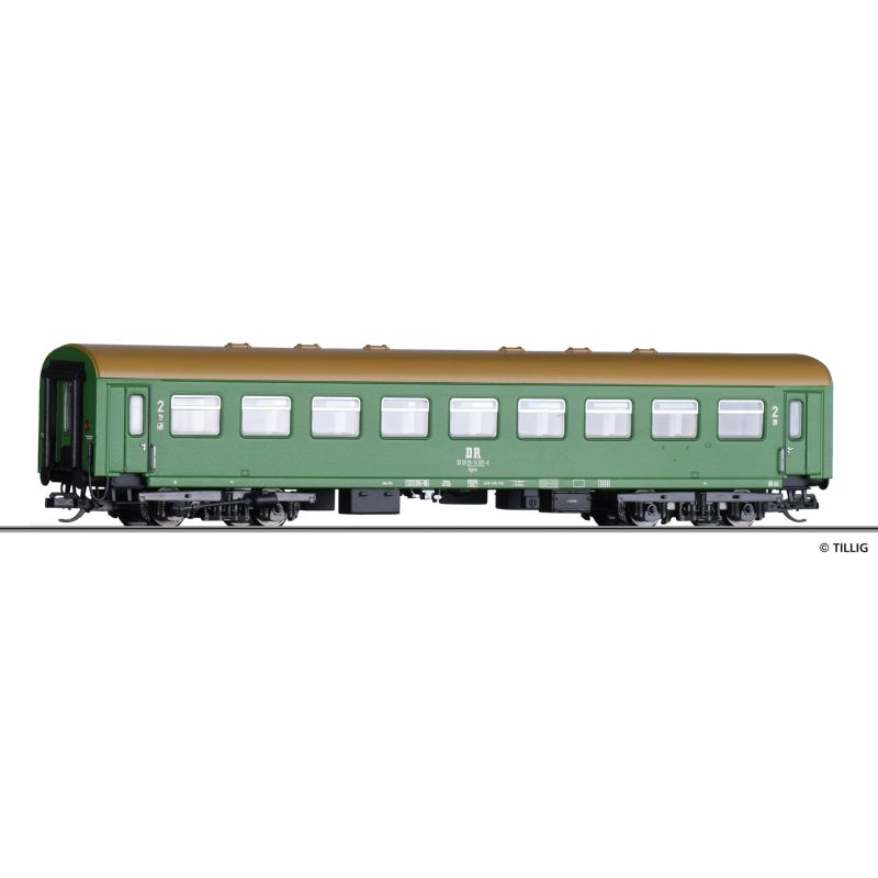 Tillig 16628 Reisezugwagen 2. Klasse Bghw der DR, Ep. IV
