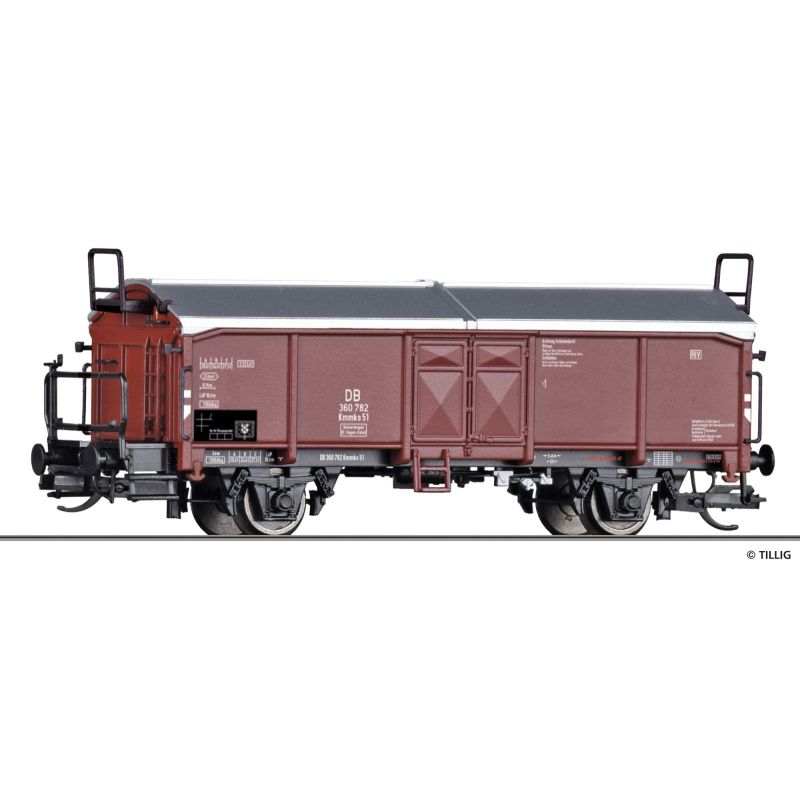 Tillig 17680 Schiebedachwagen Kmmks 51 der DB, Ep. III