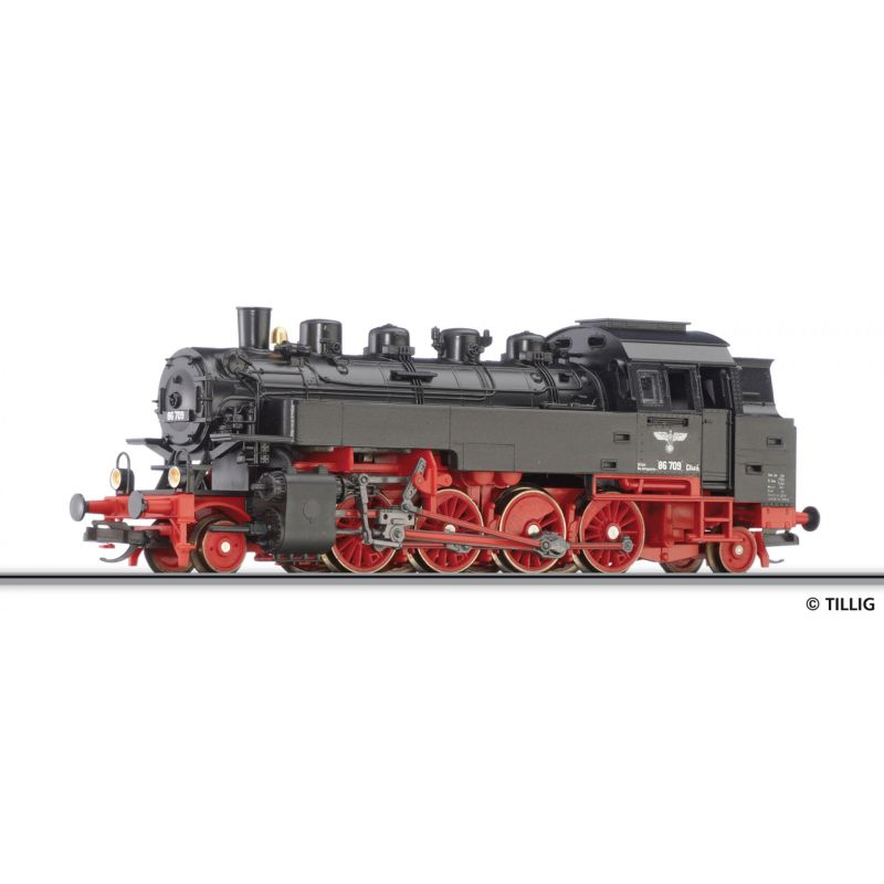 Tillig 502573 Gőzmozdony, BR 86 709, DRG II