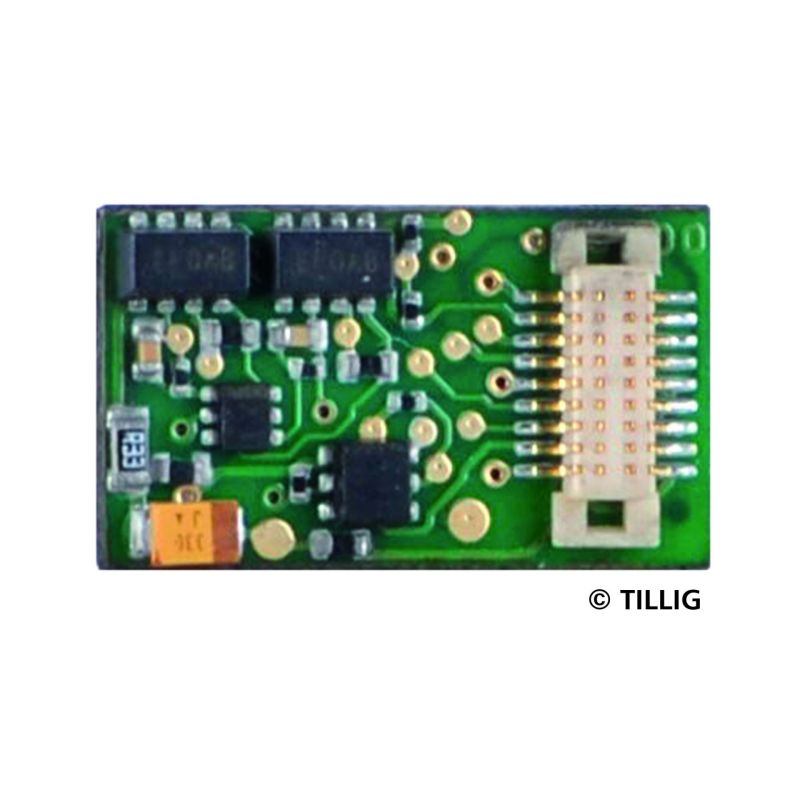 Tillig 66037 Mozdonydekóder, Next 18 (NEM 662) H0e gőzmozdonyokhoz (02993, 02994)