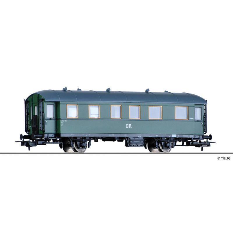 Tillig 74970 Személykocsi, 2.o., Bip, DR III