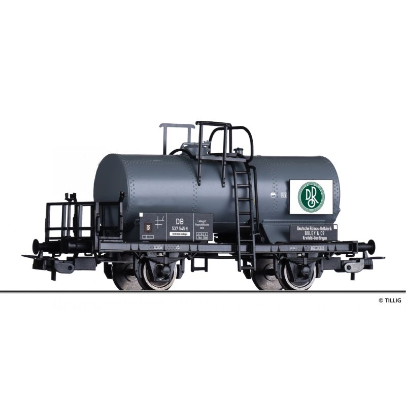 Tillig 76785 tartálykocsi Deutsche Rizinus-Oelfabrik Boley & Co., DB, Ep. III