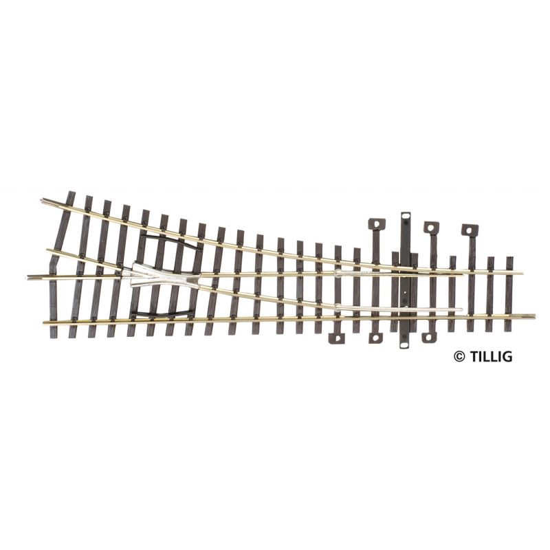 Tillig 82321 Egyenes váltó 15', R600, jobbos