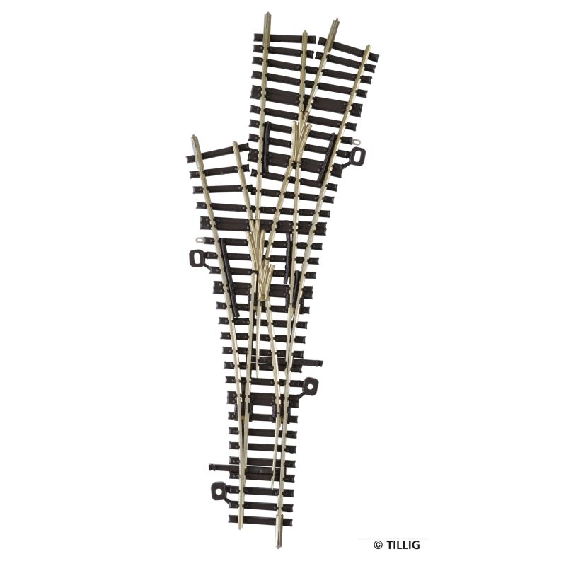 Tillig 83230  Hármasváltó DWW, asszimetrikus hármasváltó