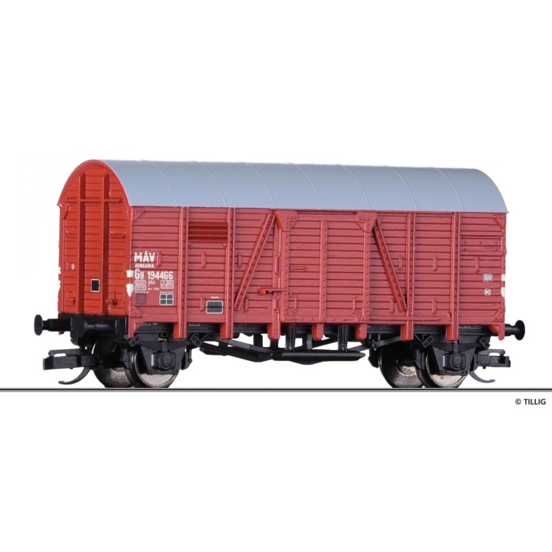 Tillig 95230 Zárt teherkocsi Gu, MÁV III