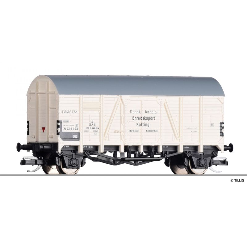 Tillig 95235 Zárt teherkocsi, ZF, Dansk Andels Ørredeksport, DSB III