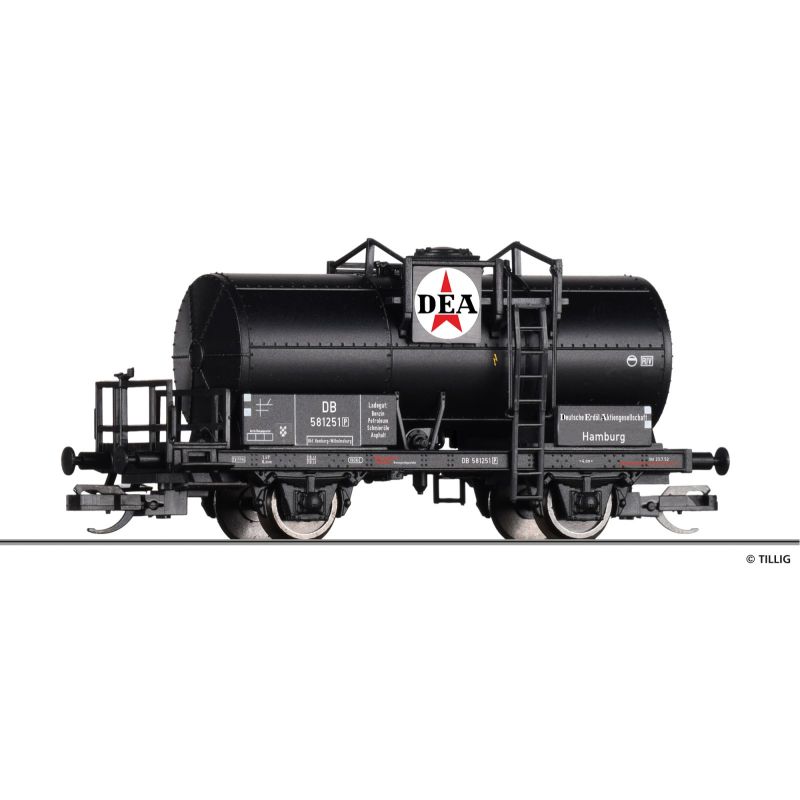 Tillig 95776 Kesselwagen „DEA“, eingestellt bei der DB, Ep. III