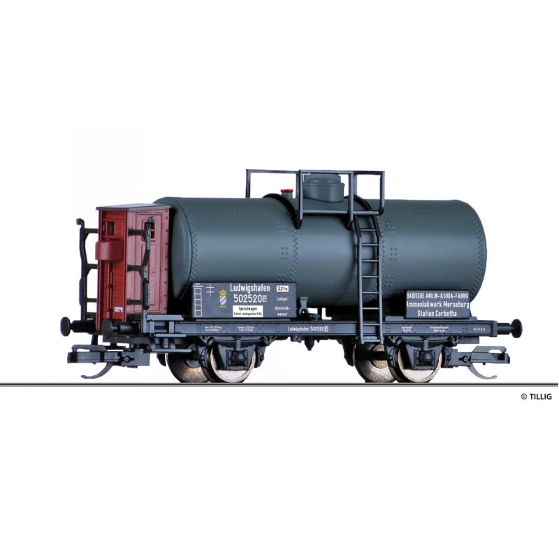 Tillig 95866 tartálykocsi Badische Anilin-Sodafabrik, Werk Merseburg, eingestellt bei K.Bay.Sts.B., Ep. I