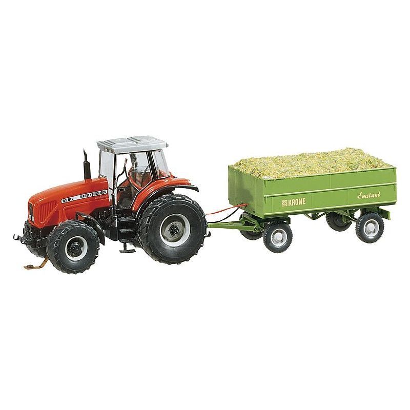 Faller 161536 Traktor MF pótkocsival, Car-System rendszerhez