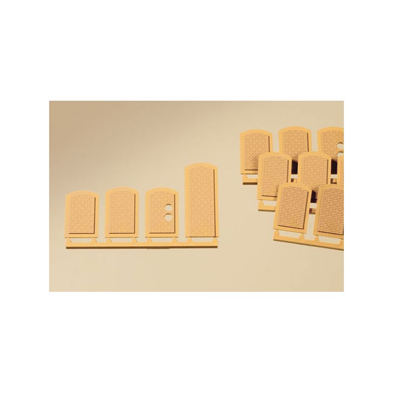 Auhagen 80206 Vakablak gyárépülethez, sárga