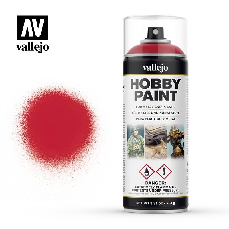Vallejo 28023 Vérvörös Festékspray