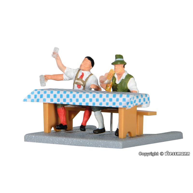 Viesmann 1525 Söröző férfiak, mozgó figura